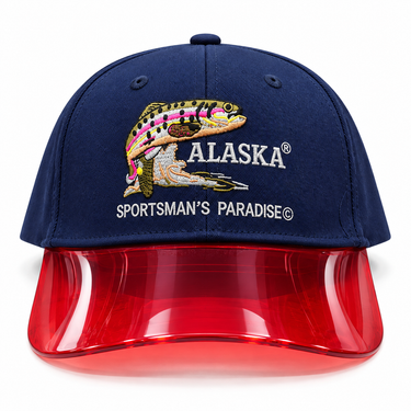 Alaska Navy Visor Cap