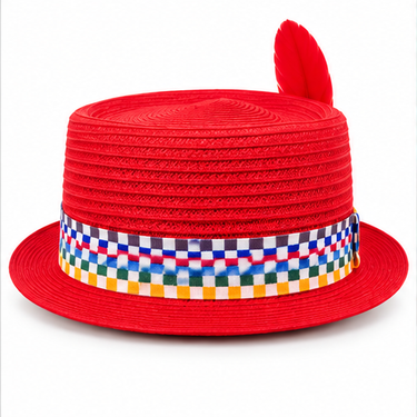Dobbs Red Sinatra Straw Hat