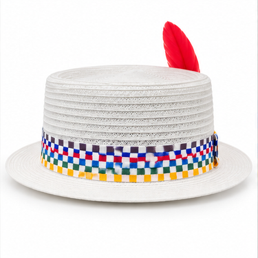 Dobbs White Sinatra Straw Hat