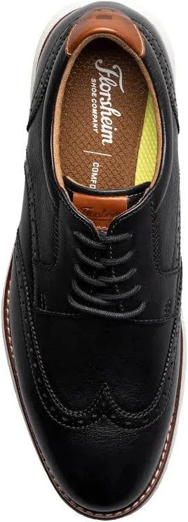 Florshiem Black Wingtip
