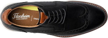 Florshiem Black Wingtip