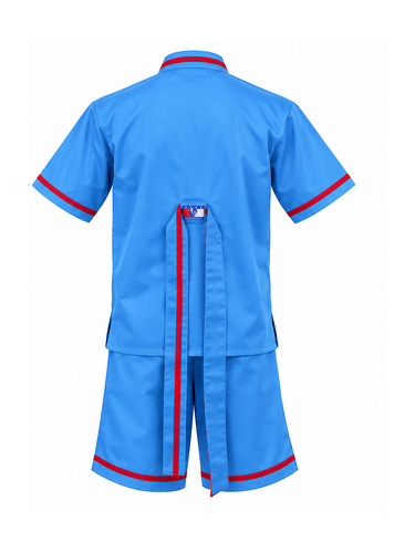 Sky-Blue Kitchen Suit 2Pc