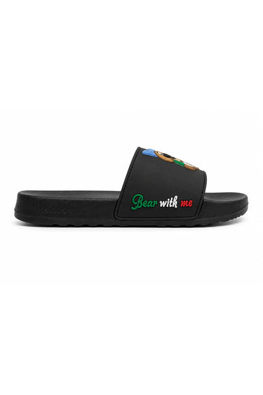 Vialli Black Yogi Slides